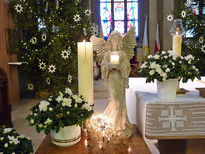 Kirchenschmuck in St. Crescentius (Foto: Karl-Franz Thiede)